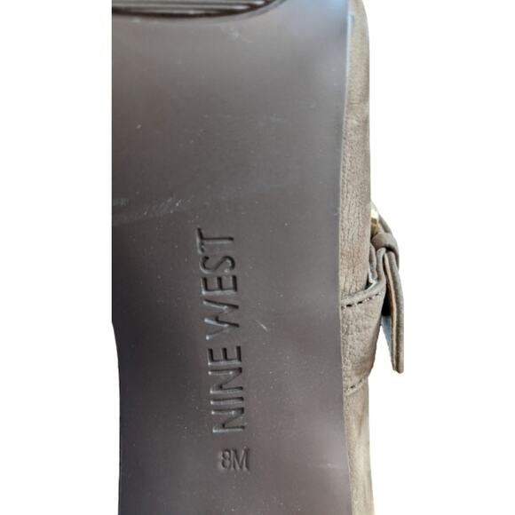 Ultra High Heel Booties, Open-Toe Stiletto, Brown Ankle Boots - Picture 6 of 11